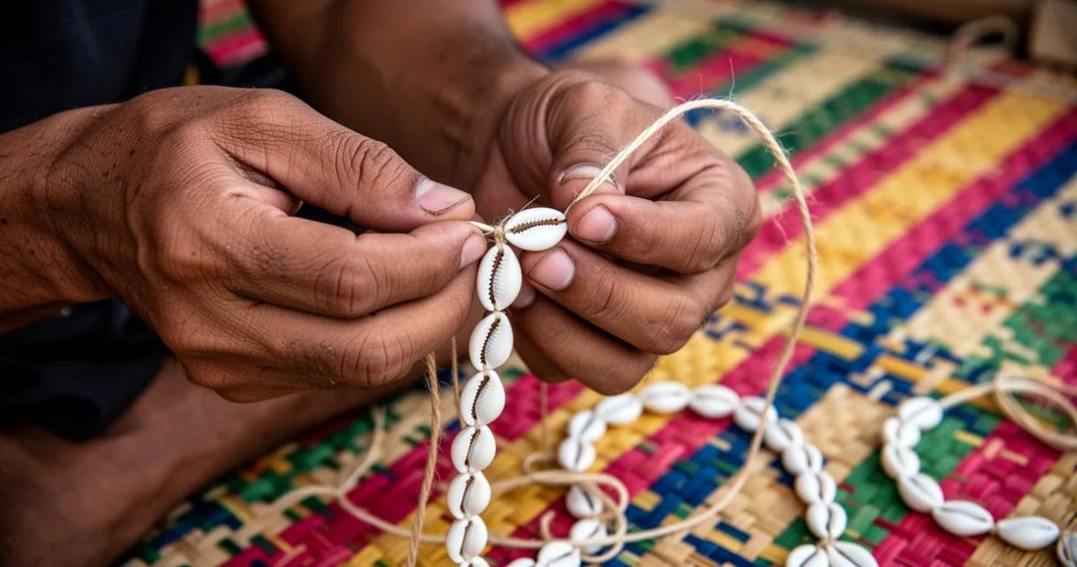 Bijoux en cauri : plongez dans l'héritage du bracelet coquillage africain – image 2