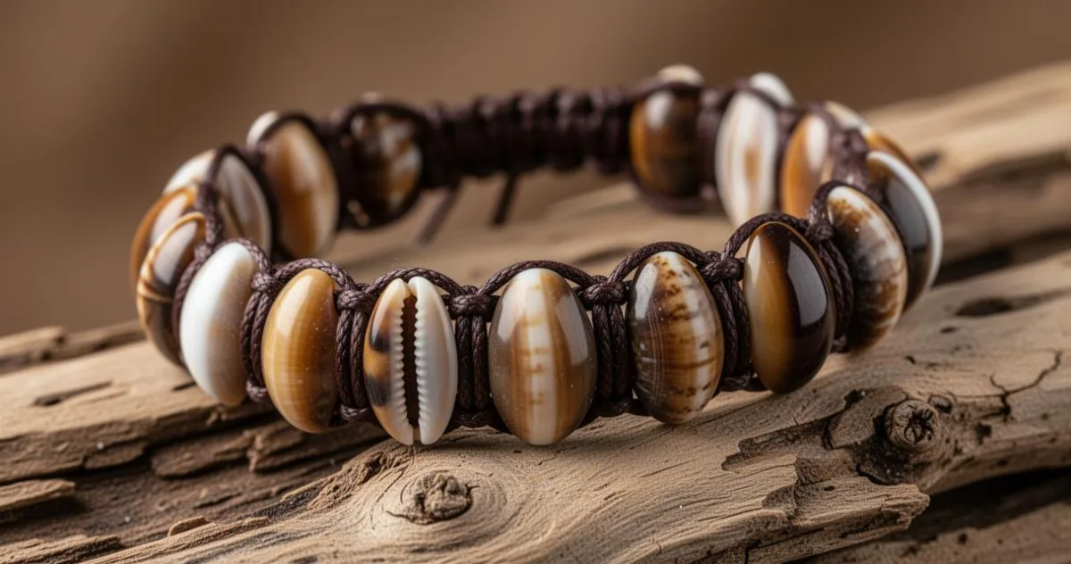 Bijoux en cauri : plongez dans l'héritage du bracelet coquillage africain – image 3