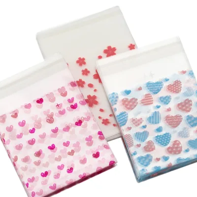 50 pochettes transparentes autocollantes