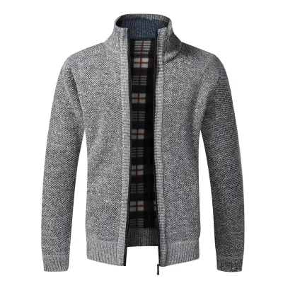 Cardigan zippé en maille polaire homme – image 3