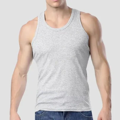 Débardeur moulant en coton pour homme – image 3