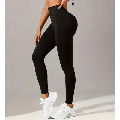 Legging de sport sans couture taille haute – image 2
