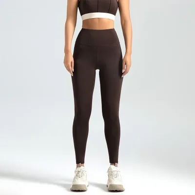 Legging de sport taille haute uni