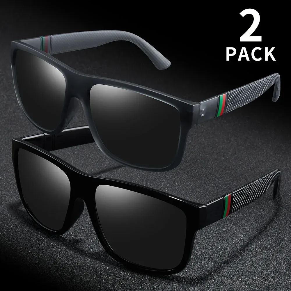 Lunettes de soleil carrées en polycarbonate