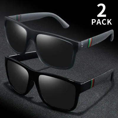 Lunettes de soleil carrées en polycarbonate