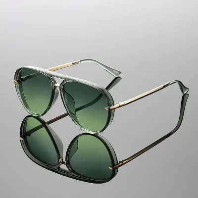 Lunettes de soleil pilote, monture alliage