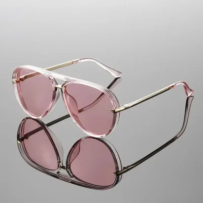 Lunettes de soleil pilote, monture alliage – image 2