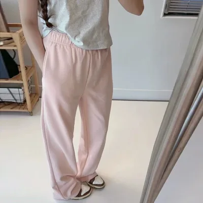 Pantalon de survêtement en velours uni – image 2