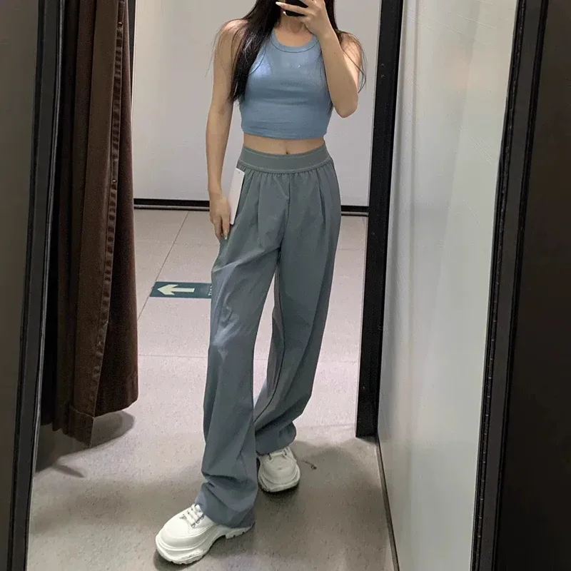 Pantalon large décontracté à séchage rapide