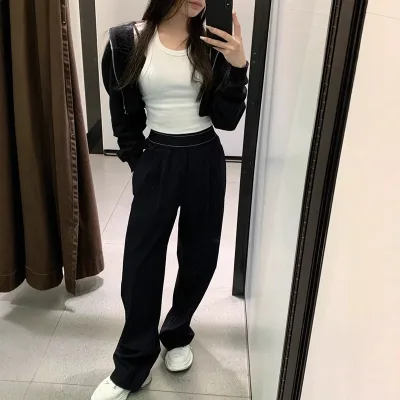 Pantalon large décontracté à séchage rapide – image 3
