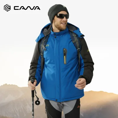 Veste de ski imperméable homme à capuche