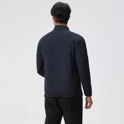 Veste zippée homme en nylon, coupe ajustée – image 2